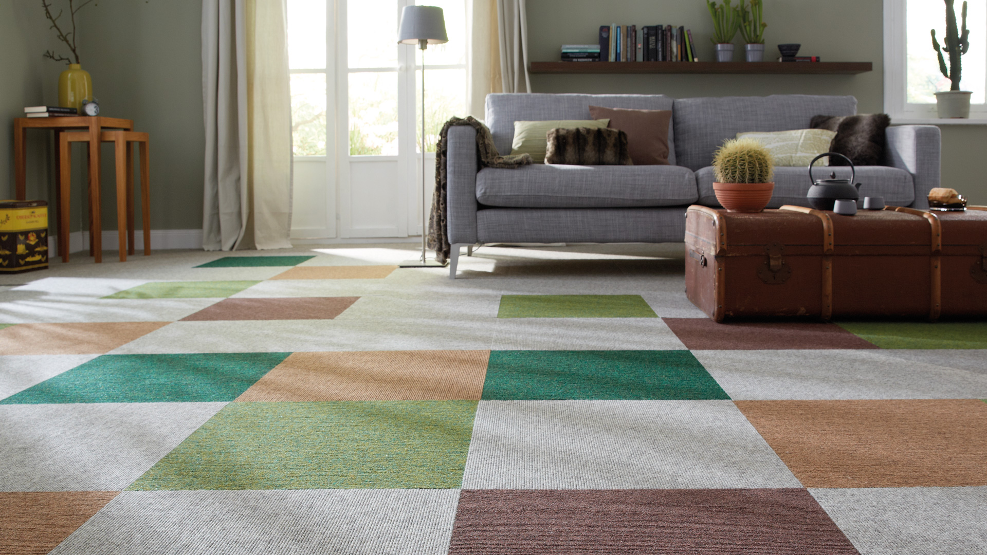 periscoop Vaardig Glad De tapijttegels van Tretford zijn vierkante designwonderen. De vele kleuren  en het feit dat ze losjes gelegd kunnen worden, maken ze extreem flexibel.  | teppich-natur/nl
